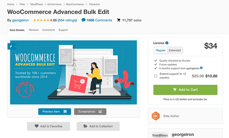 WooCommerce Advanced Bulk Edit plugin