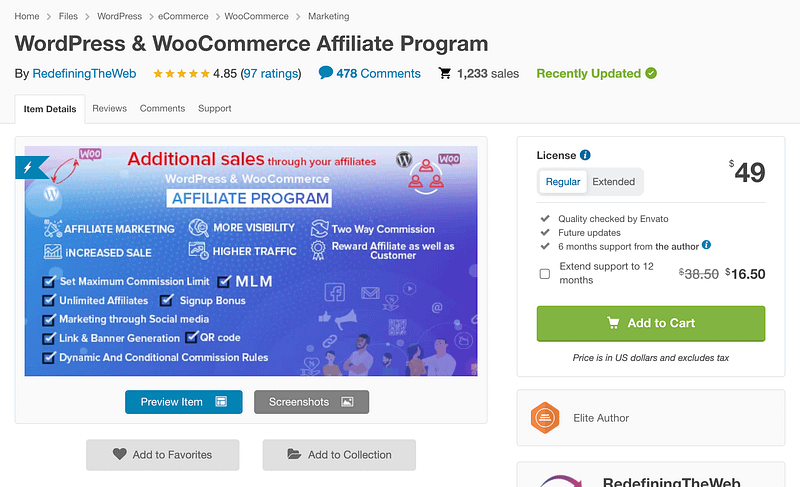 WordPress & WooCommerce Affiliate Program plugin