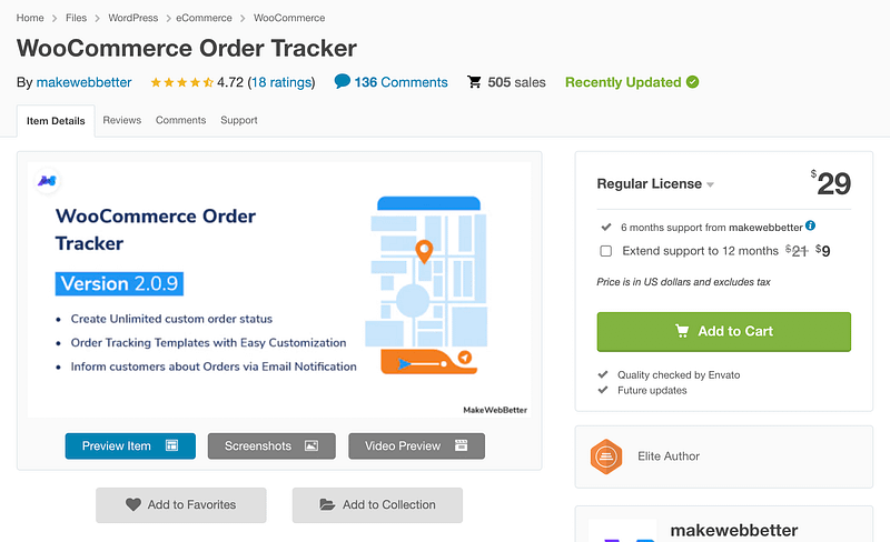 WooCommerce Order Tracker plugin