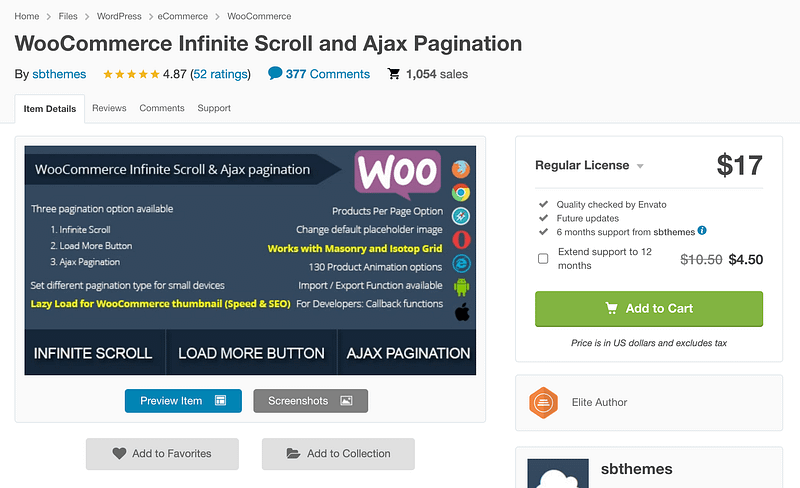 WooCommerce Infinite Scroll & Ajax Pagination