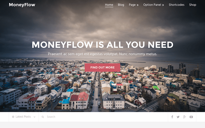 MoneyFlow SEO blog theme