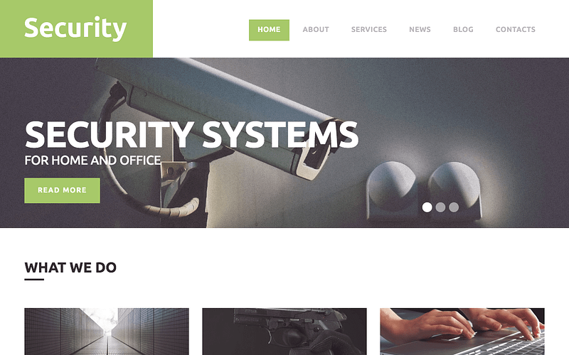 Security WordPress theme