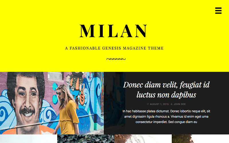 Milan Pro theme