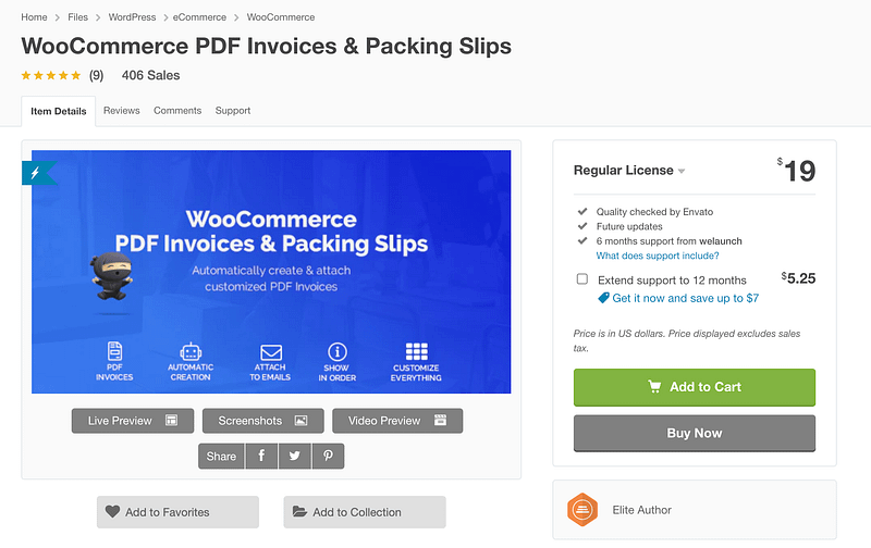 WooCommerce Pdf Invoices Packing Slips