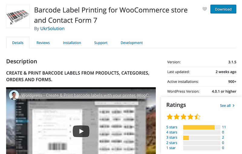 Barcode Label Printing for WooCommerce