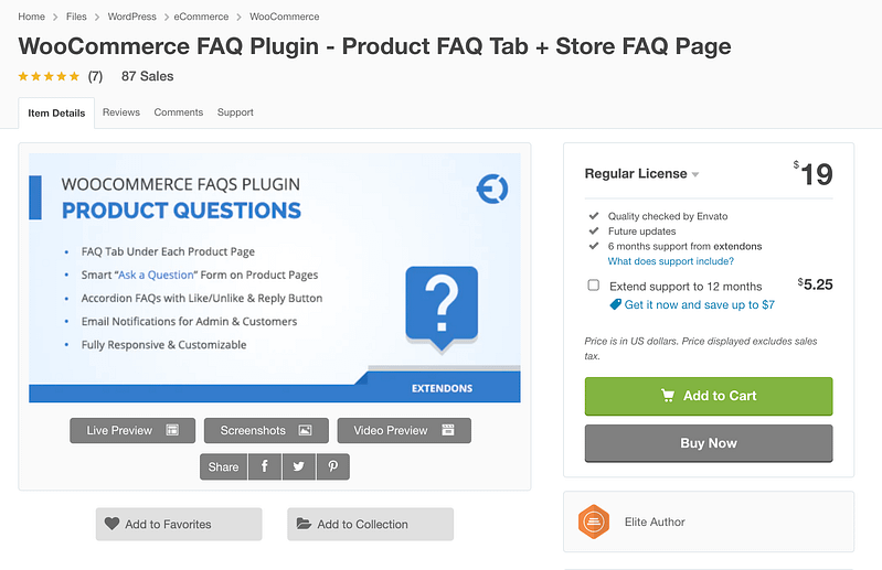 WooCommerce FAQ Plugin