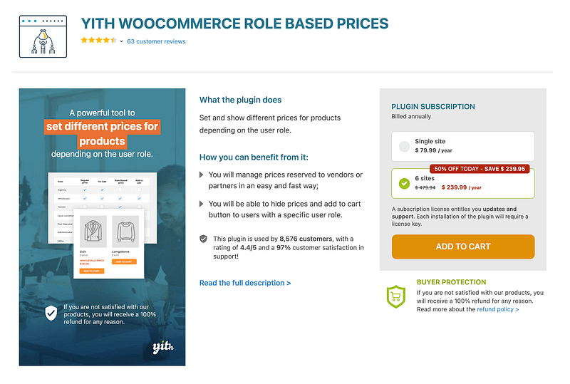 YITH Role Based Prices