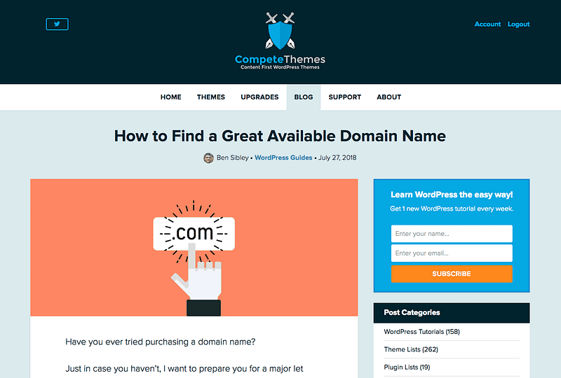Domain Name Post