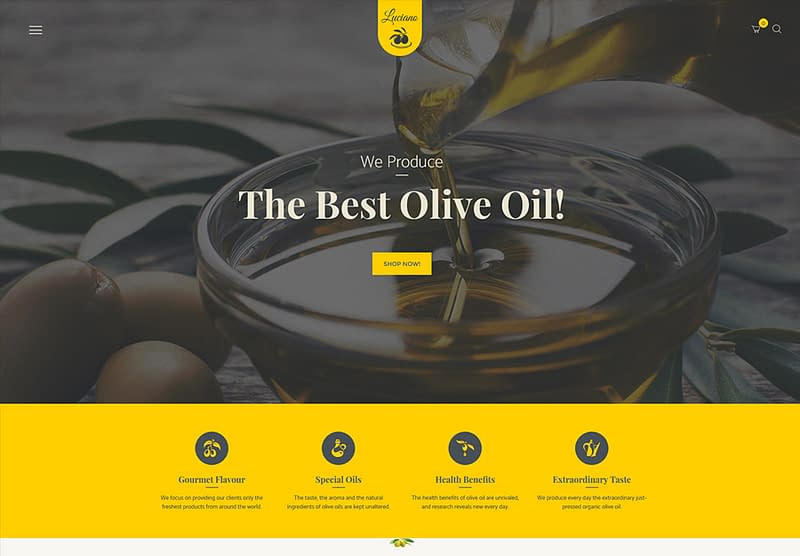Olive Oil Farm theme
