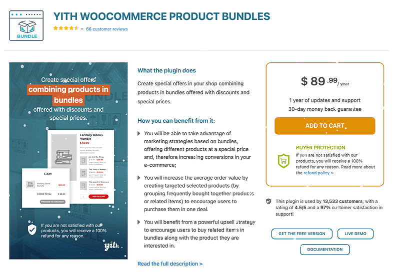 YITH WooCommerce Product Bundles plugin