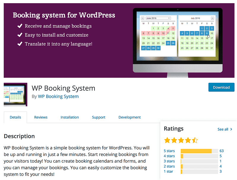 WP Booking System