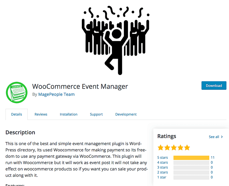WooCommerce Event Manager