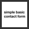 Simple Basic Contact Form