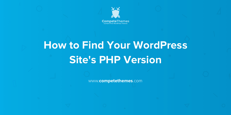 how to find wordpress php version