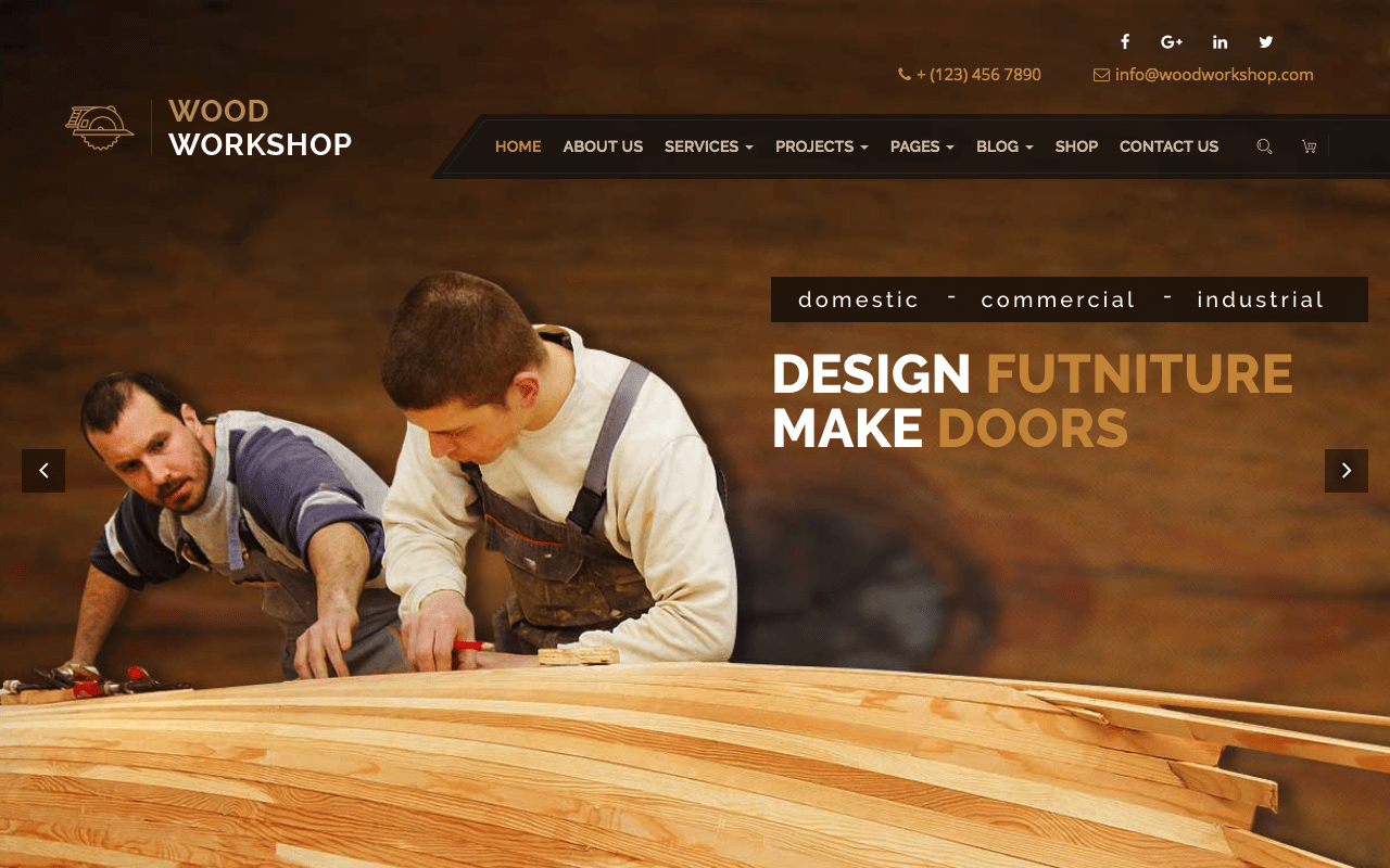 The 7 Best Carpenter Wordpress Themes For Serious Businesses