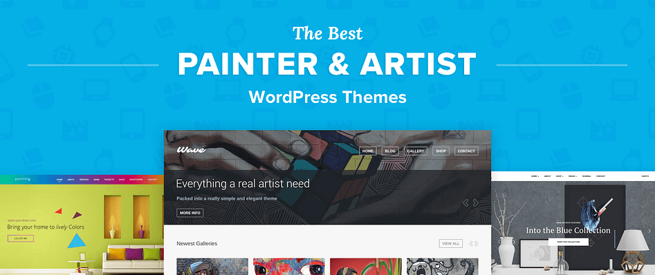 best wordpress themes for artist free