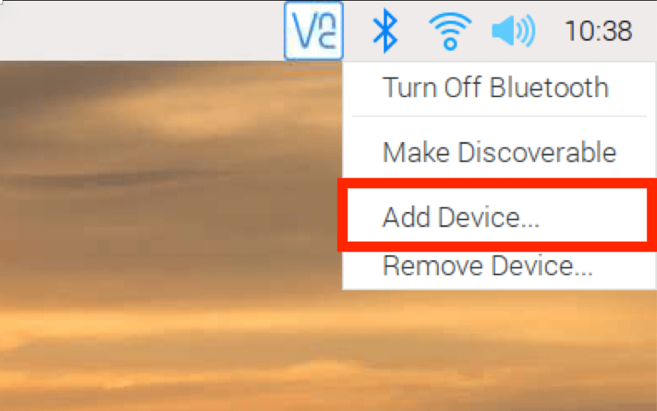 Add a Bluetooth device
