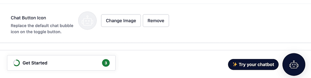 How to customize your chatbot's appearance 7 Customizing the chat button icon