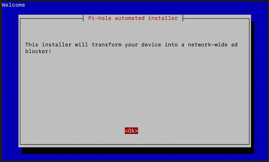 Pi Hole installer