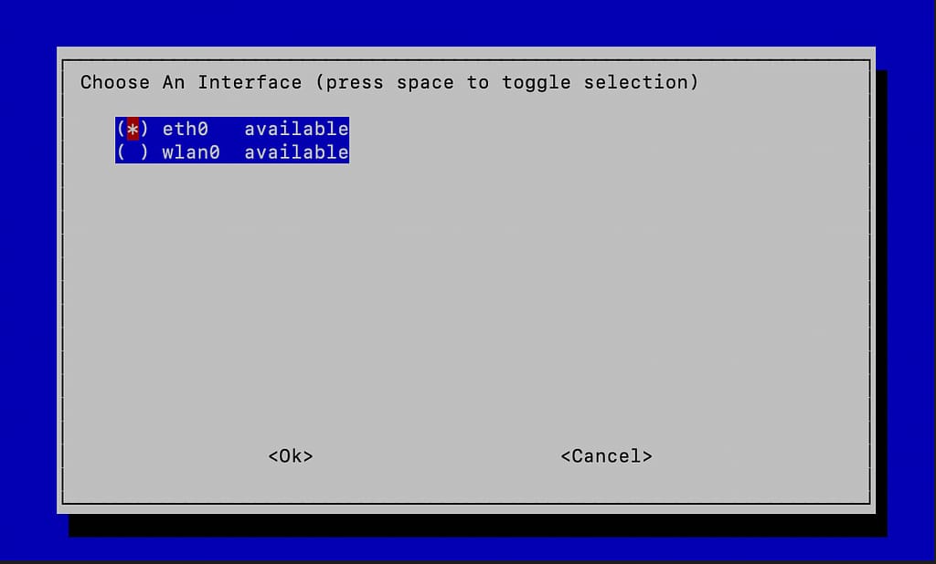 Choose an interface