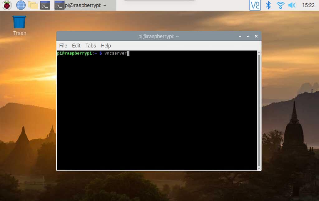 vncserver