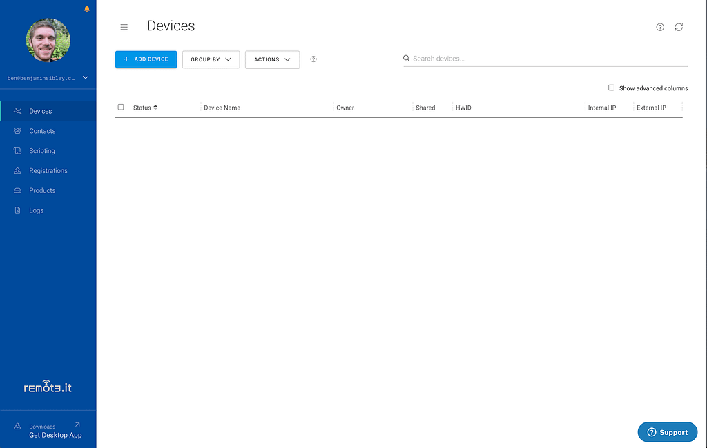 remote it dashboard