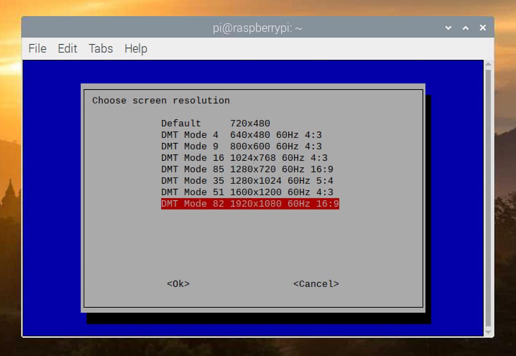 screen resolution