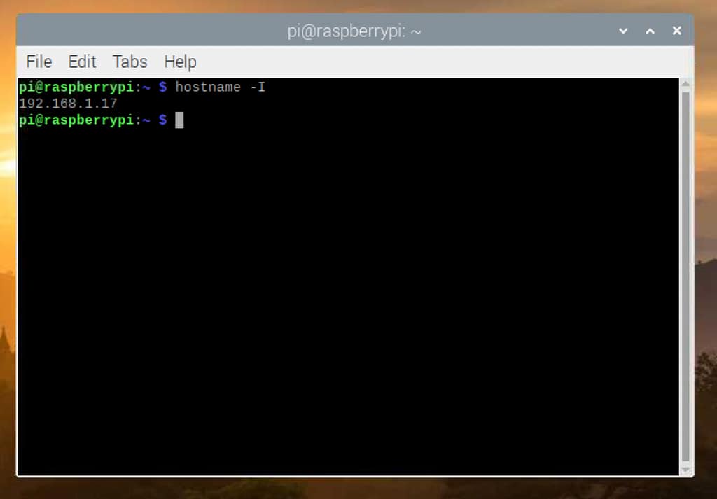 pi ip address