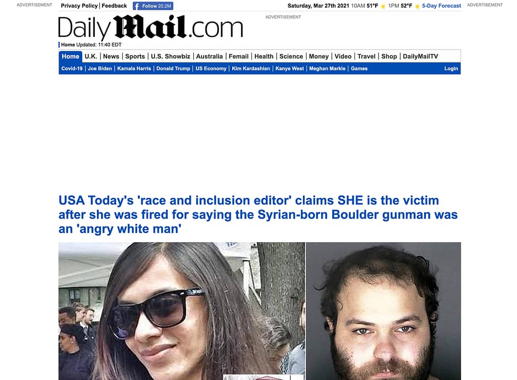 daily mail ads blocked