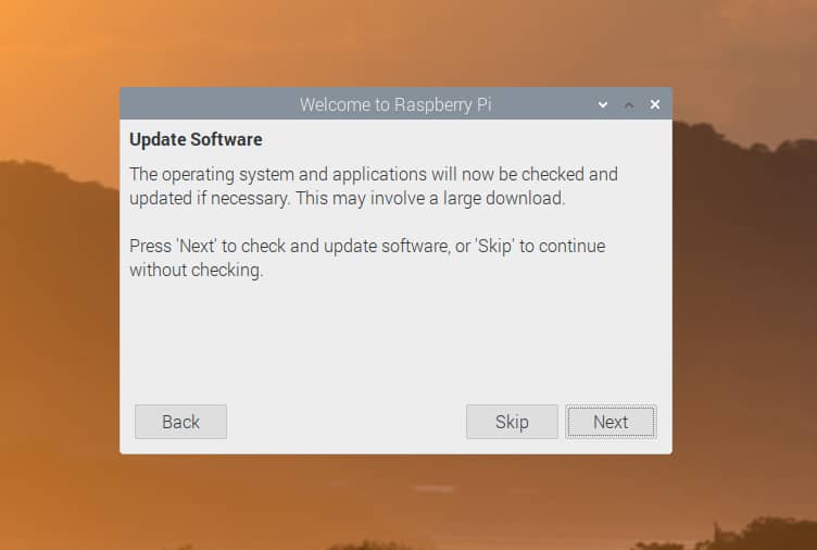 Update prompt
